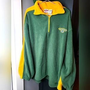 Vintage NFL active greenbay packers fleece pullover XXL